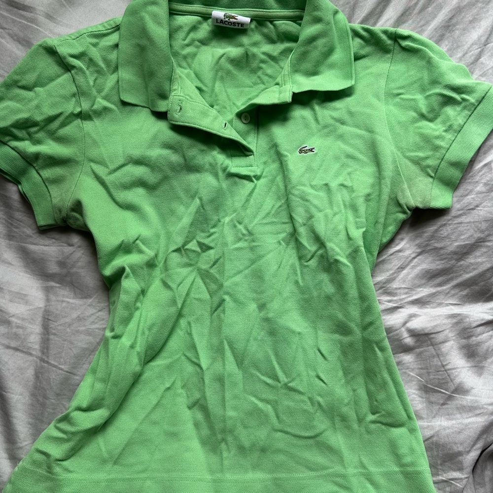 Lacoste Green Polo Short Sleeve Shirt